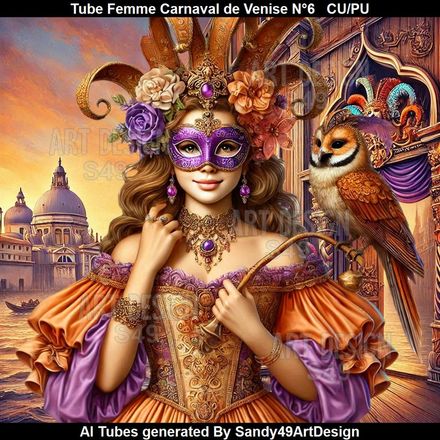 SAD - Tube Femme Carnaval de Venise N°6