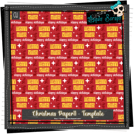 LS-Christmas Paper11 template