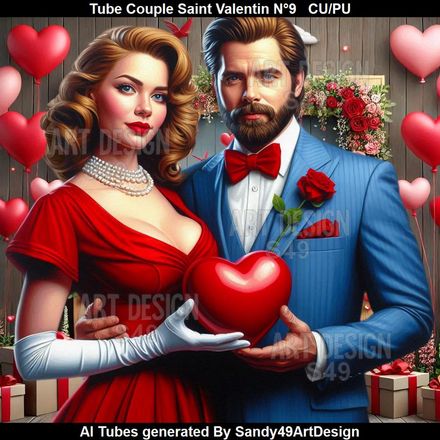 SAD - Tube Couple Saint Valentin N°9