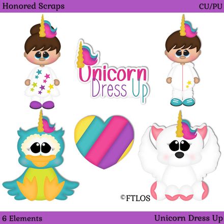 HS Unicorn Dress Up (CU/PU)