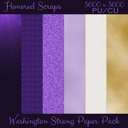 HS Washington Strong Paper Pack CU/PU