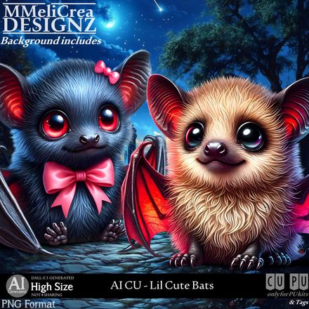 MMD - AI - CU Lil Cute Bats