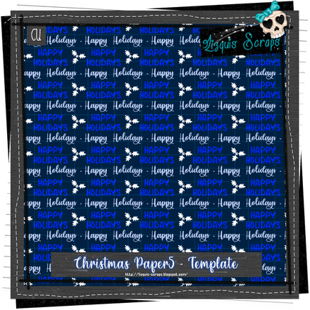 LS-Christmas Paper5 template