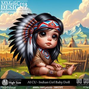 MMD - AI - CU Indian Girl Baby Doll