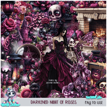 SD - Darkened Night Of Roses Kit
