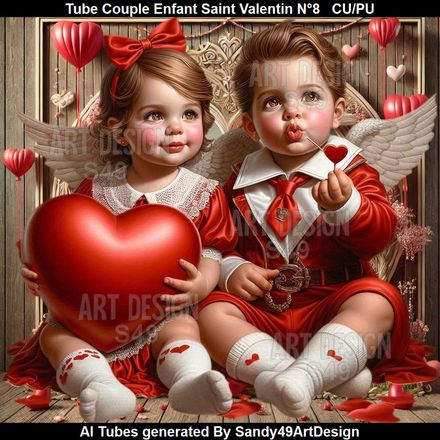 SAD - Tube Couple Enfant Saint Valentin N°8