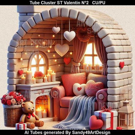 SAD - Tube Cluster Saint Valentin N°2