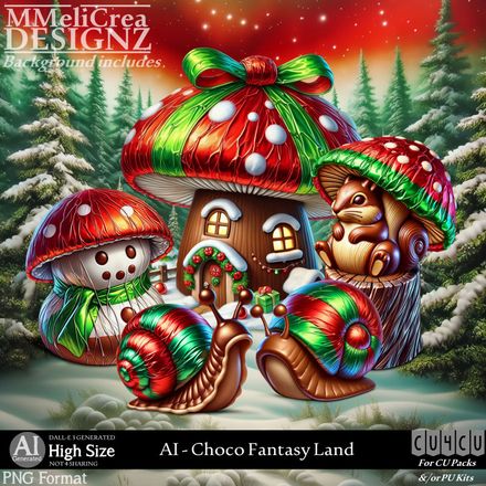 MMD - AI - CU4CU - Choco Fantasy Land