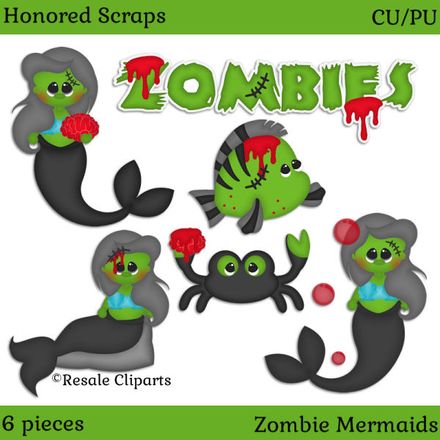 HS Zombie Mermaids (CU/PU)