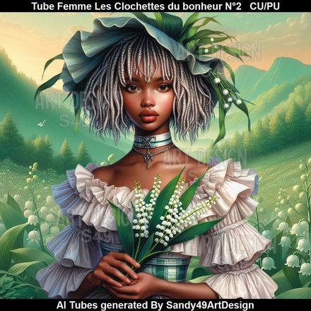 SAD - Tube Femme Les Clochettes du bonheur N°2