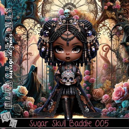 SD - AI CU Sugar Skull Baddie 005