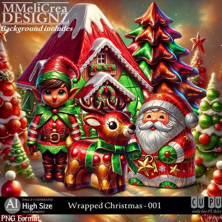 MMD - AI - Wrapped Christmas - CU001