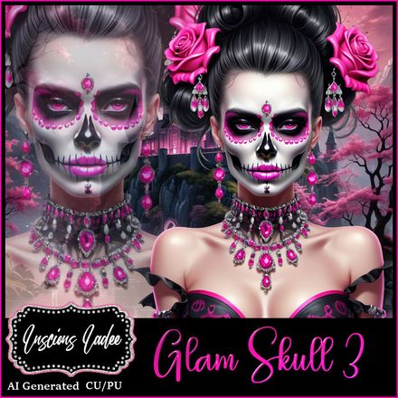 LL-Glam Skull 3