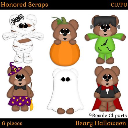 HS Beary Halloween (CU/PU)