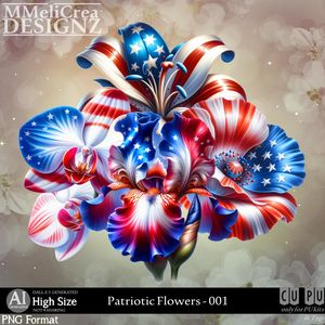 MMD - AI - Patriotic Flowers - CU001