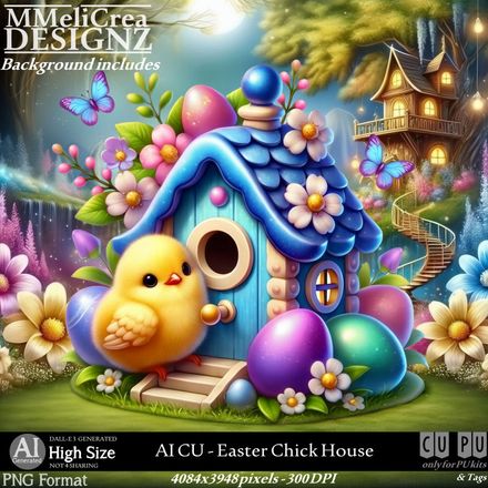 MMD - AI - CU Easter Chick House