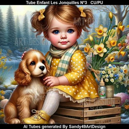 SAD - Tube Enfant Les Jonquilles N°3