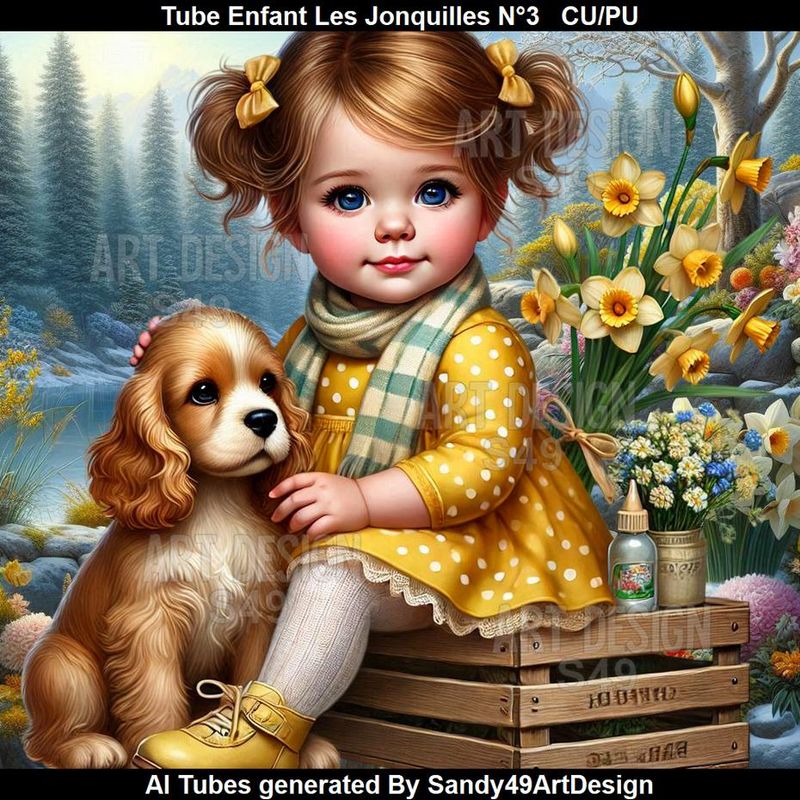 SAD - Tube Enfant Les Jonquilles N°3