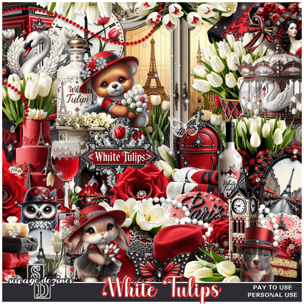 SD - White Tulips Kit Match