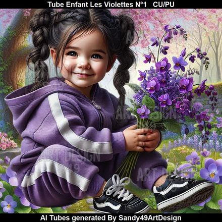 SAD - Tube Enfant Les Violettes N°1