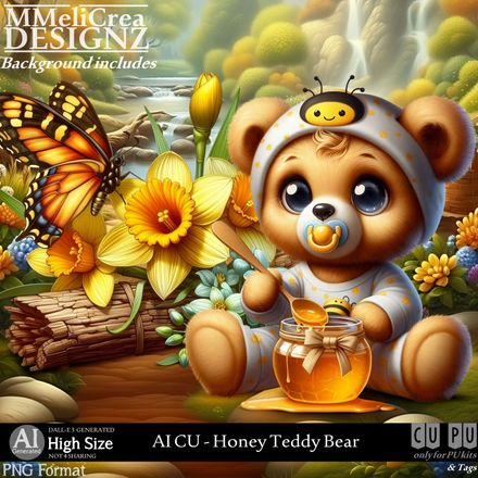 MMD - AI - CU Honey Teddy Bear