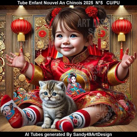 SAD - Tube Enfant Nouvel An Chinois 2025  N°5