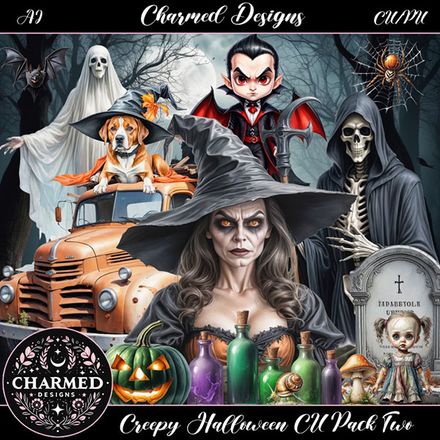 CD- Creepy Halloween CU Pack Two