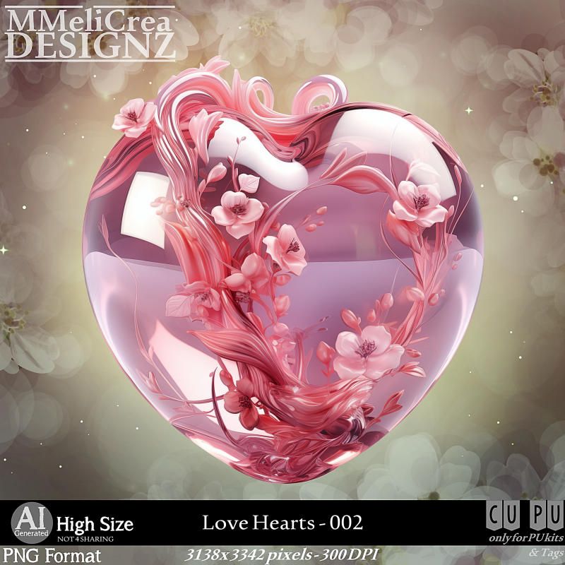 MMD - AI - Love Hearts - CU002