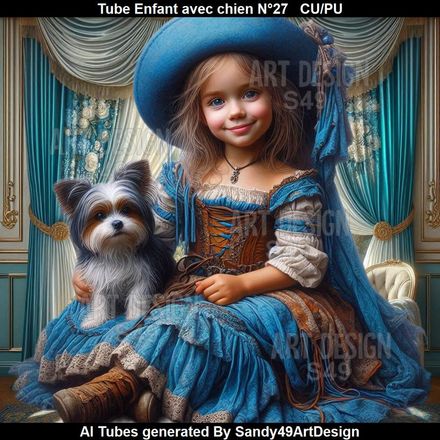 SAD - Tube Enfant avec chien N°27
