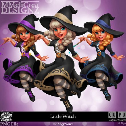 MMD - CLASSIC - Tube - CU Littel Witch (PNG Format)