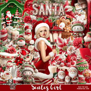 SD - Santas Girl Kit