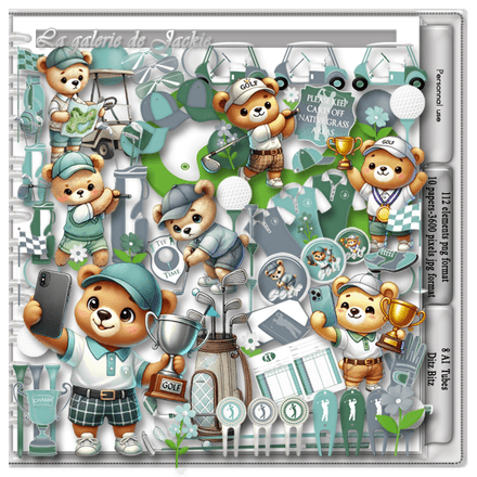 GJ-PU Kit Golfer Bears FS