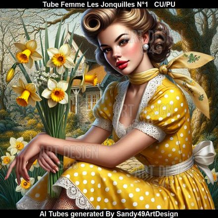 SAD - Tube Femme Les Jonquilles N°1