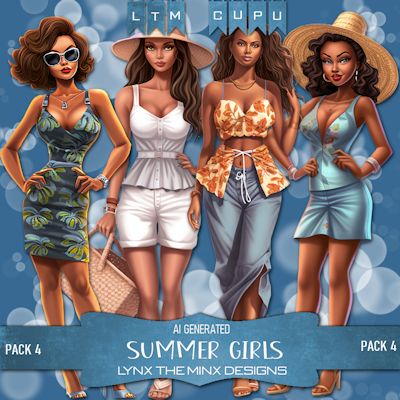 LTM_Summer Girls - AI Generated - CUPU - Pack 4