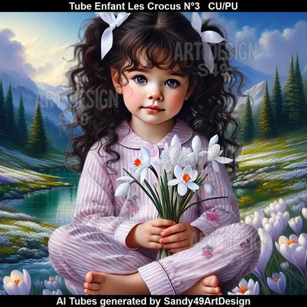 SAD - Tube Enfant Les Crocus N°3