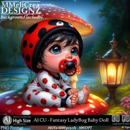 MMD - AI - CU Fantasy LadyBug Baby Doll