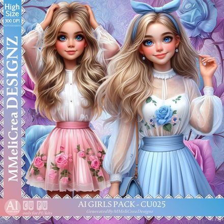 MMD - AI - GIRLS PACK - CU025