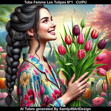 SAD - Tube Femme Les Tulipes N°1