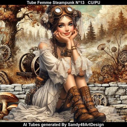 SAD - Tube Femme Steampunk N°13