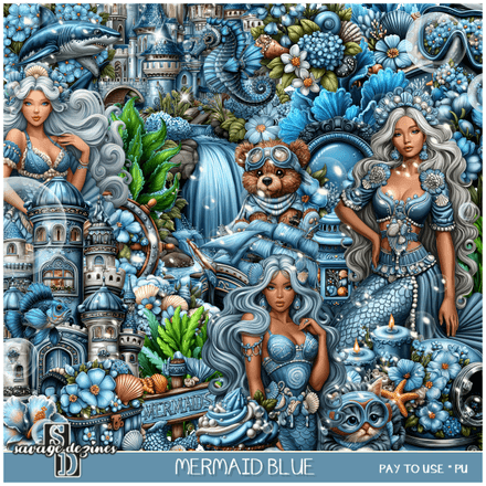 SD - Mermaid Blue Kit