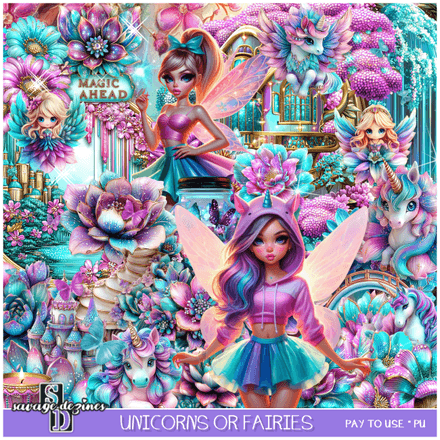 SD - Unicorns Or Fairies Kit
