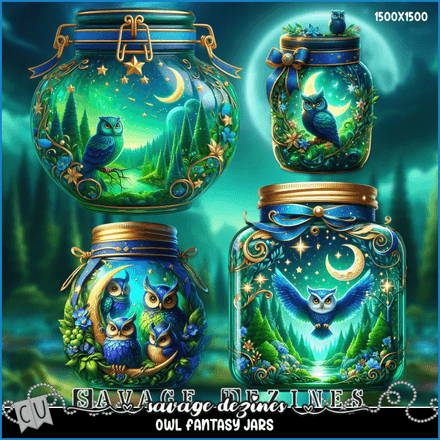 SD - AI CU Owl Fantasy Jars 1