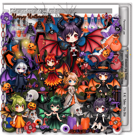 GJ-PU Kit Halloween Characters FS