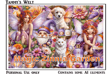 TW-Magic Zinnia Garden