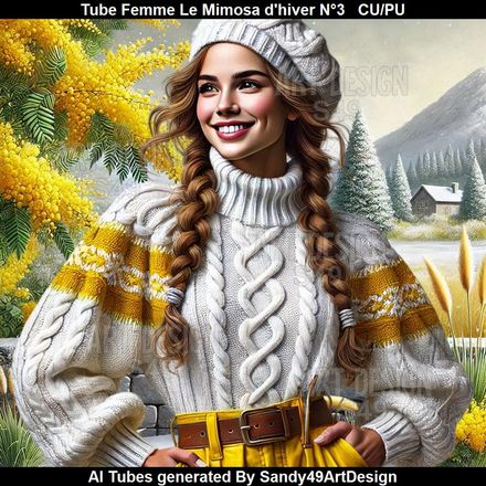SAD - Tube Femme Le Mimosa d&#x27;hiver N°3