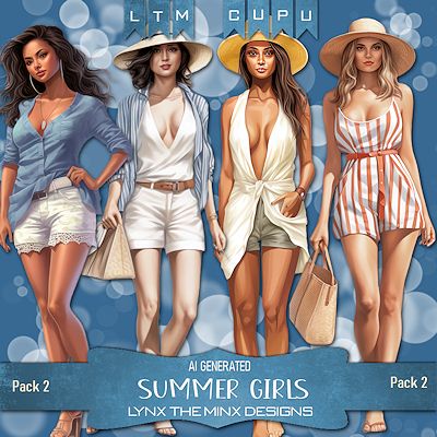 LTM_Summer Girls - AI Generated - CUPU - Pack 2