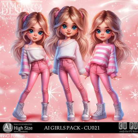 MMD - AI - GIRLS PACK - CU021