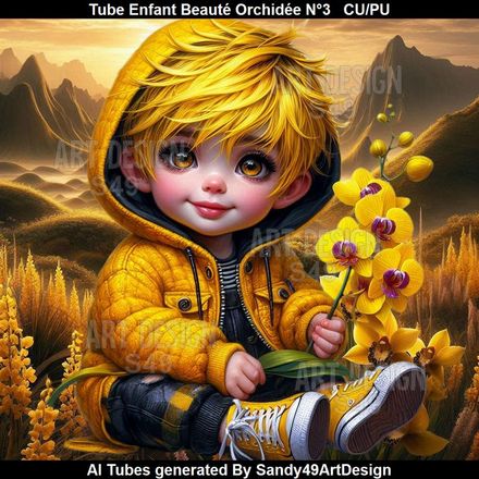 SAD - Tube Enfant Beauté Orchidée N°3