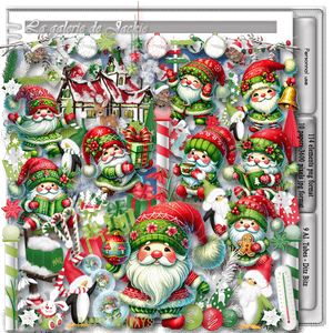 GJ-PU Kit Cute Christmas Gnomes FS