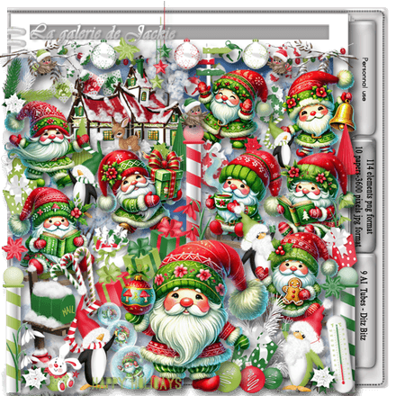 GJ-PU Kit Cute Christmas Gnomes FS